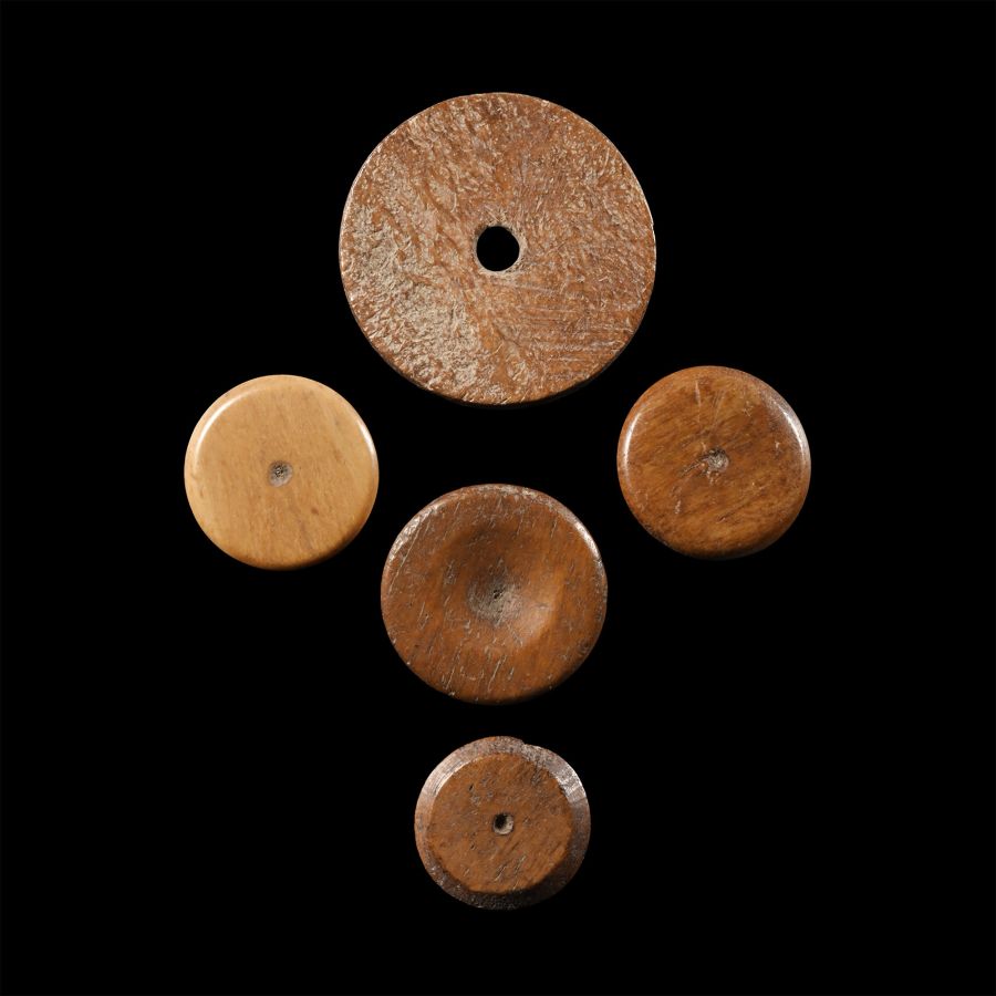 Roman 'Thames' Bone Gaming Counter Group