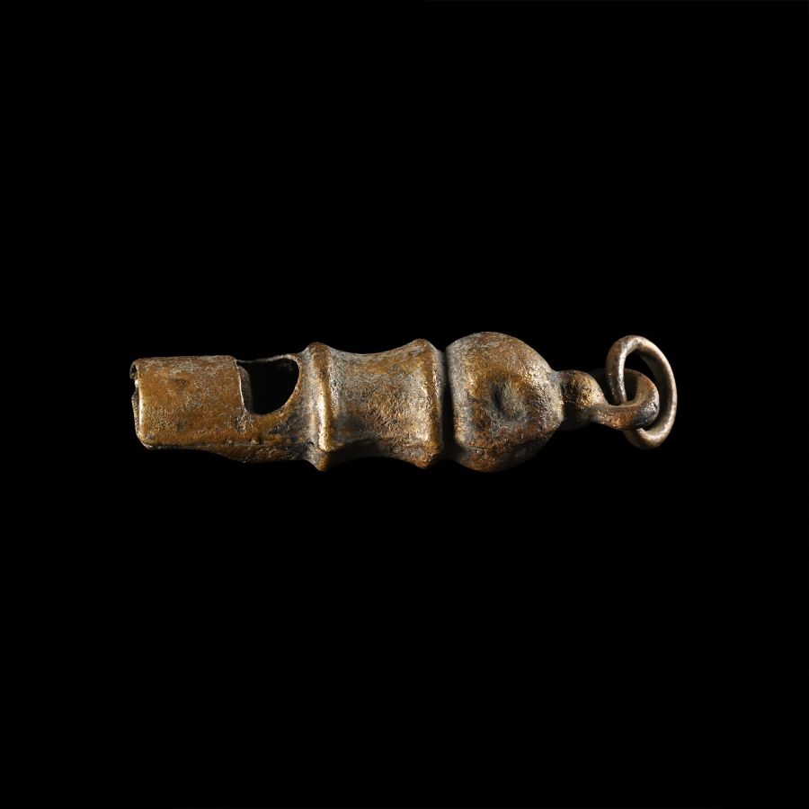 Tudor Period 'Thames' Bronze Working Hawking Whistle