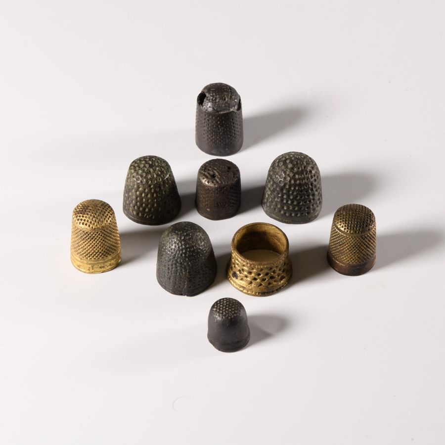 Medieval 'Thames' and Other Bronze Thimble Collection