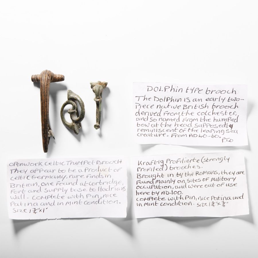 Roman Bronze Brooch Collection