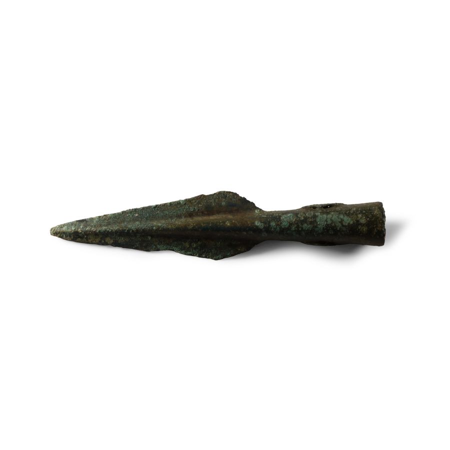 Bronze Age British Looped and Socketted Spearhead