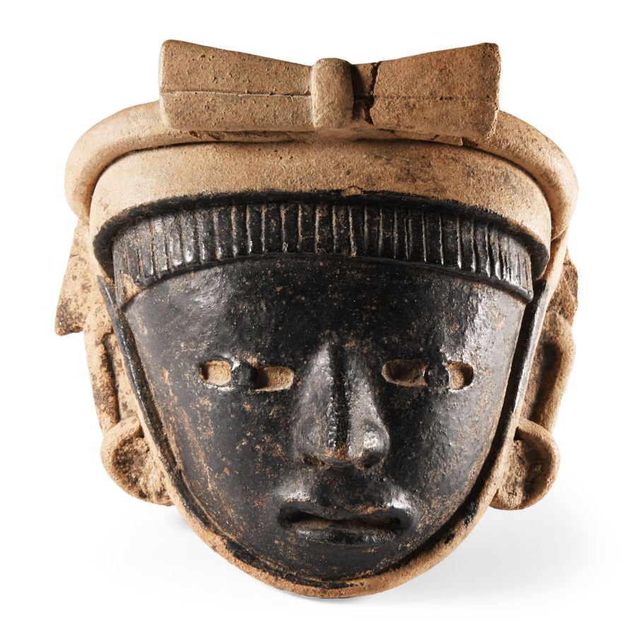 Pre-Columbian Veracruz Terracotta Head Fragment