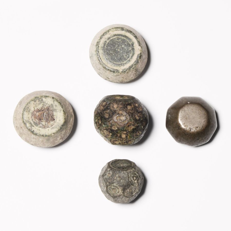 Byzantine Bronze Trade Weight Collection
