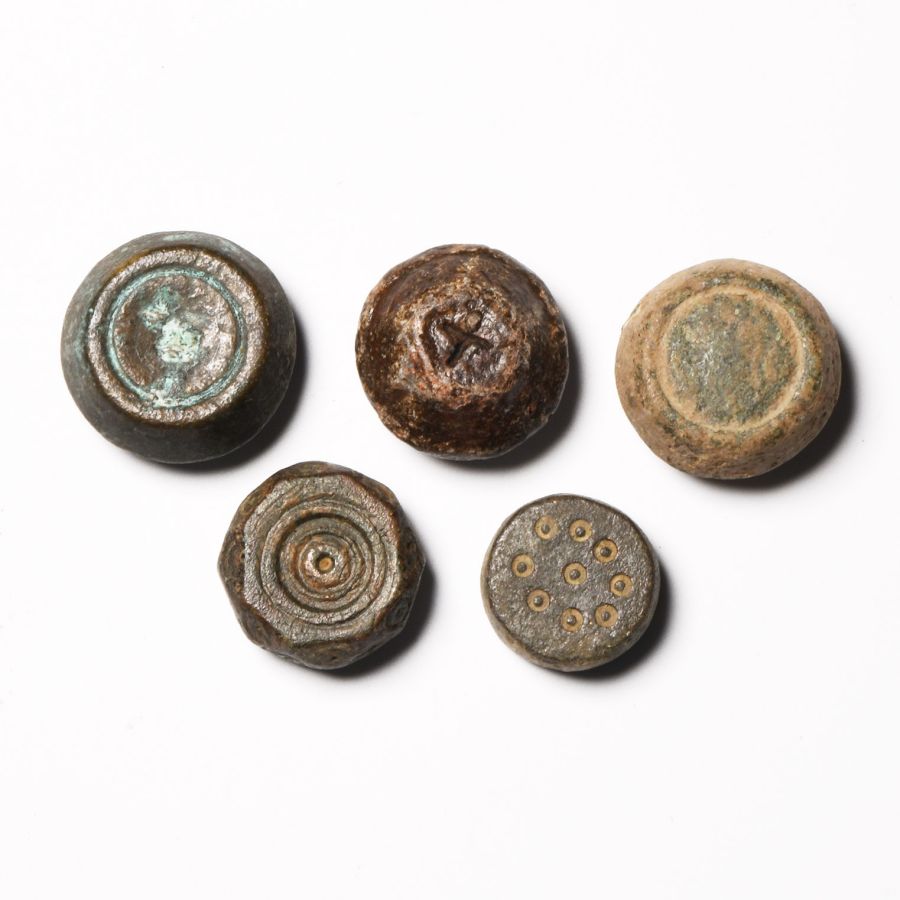 Byzantine Bronze Trade Weight Collection