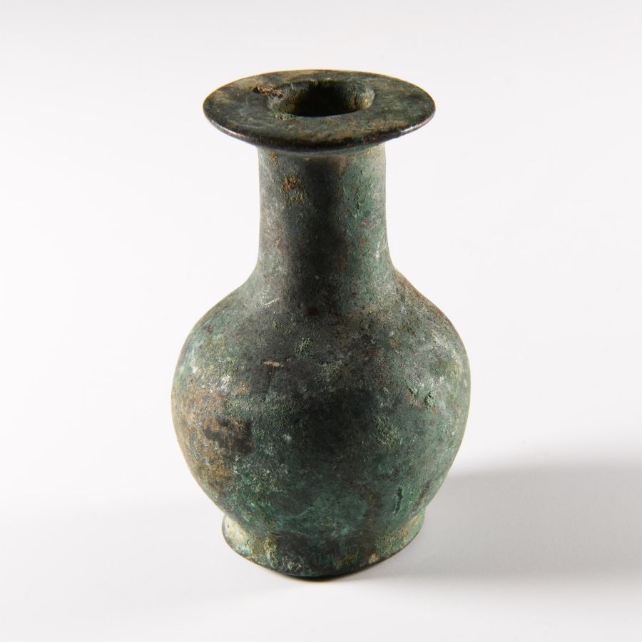 South East Asian Bronze Kohl Pot