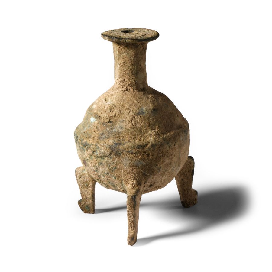 South East Asian Bronze Kohl Pot