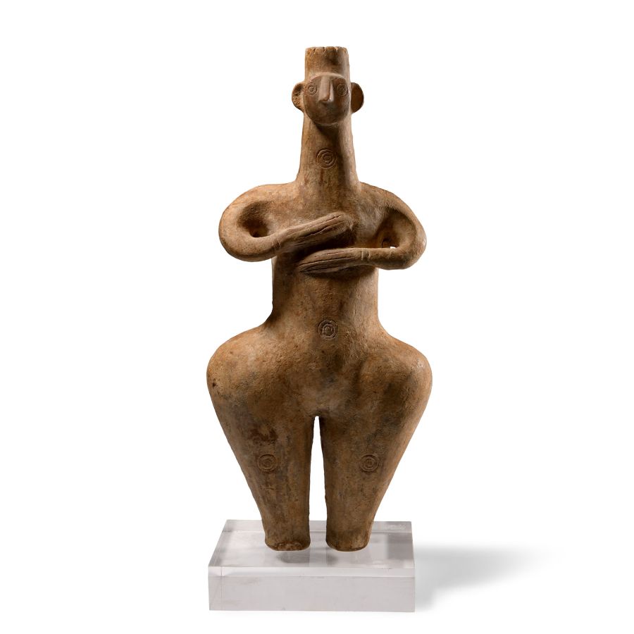 Large Amlash Style Steatopygous Terracotta Idol