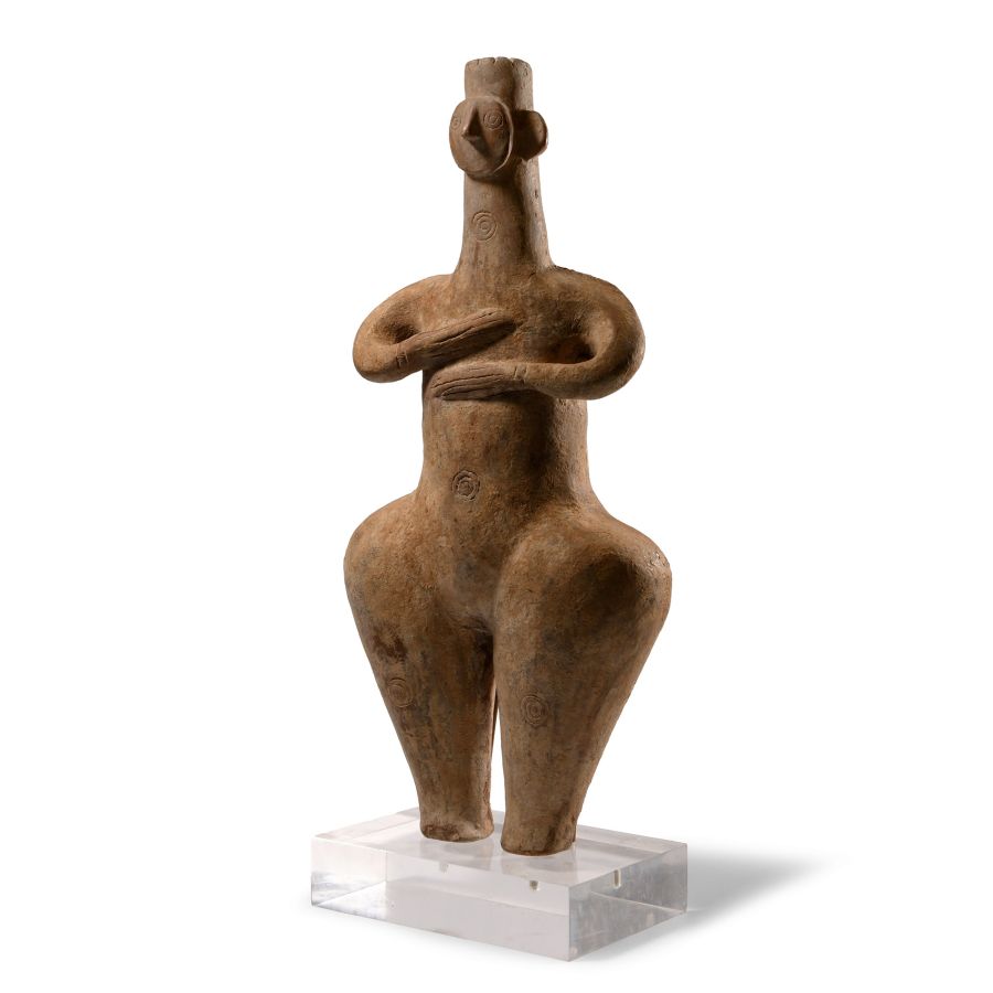 Large Amlash Style Steatopygous Terracotta Idol