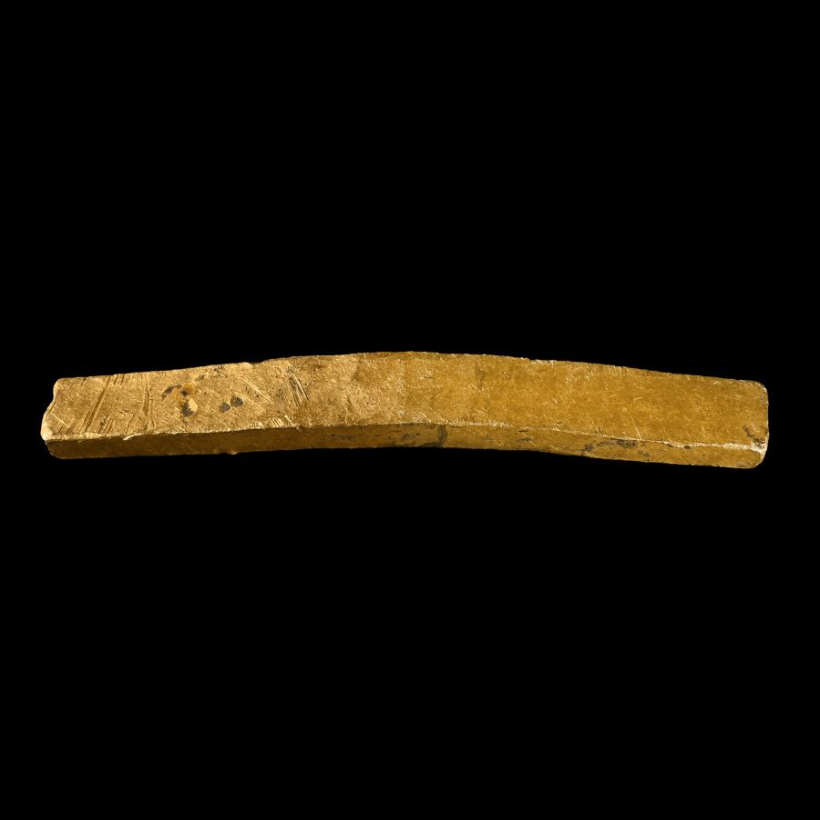 Viking Age or Earlier Hacked Gold Trade Ingot