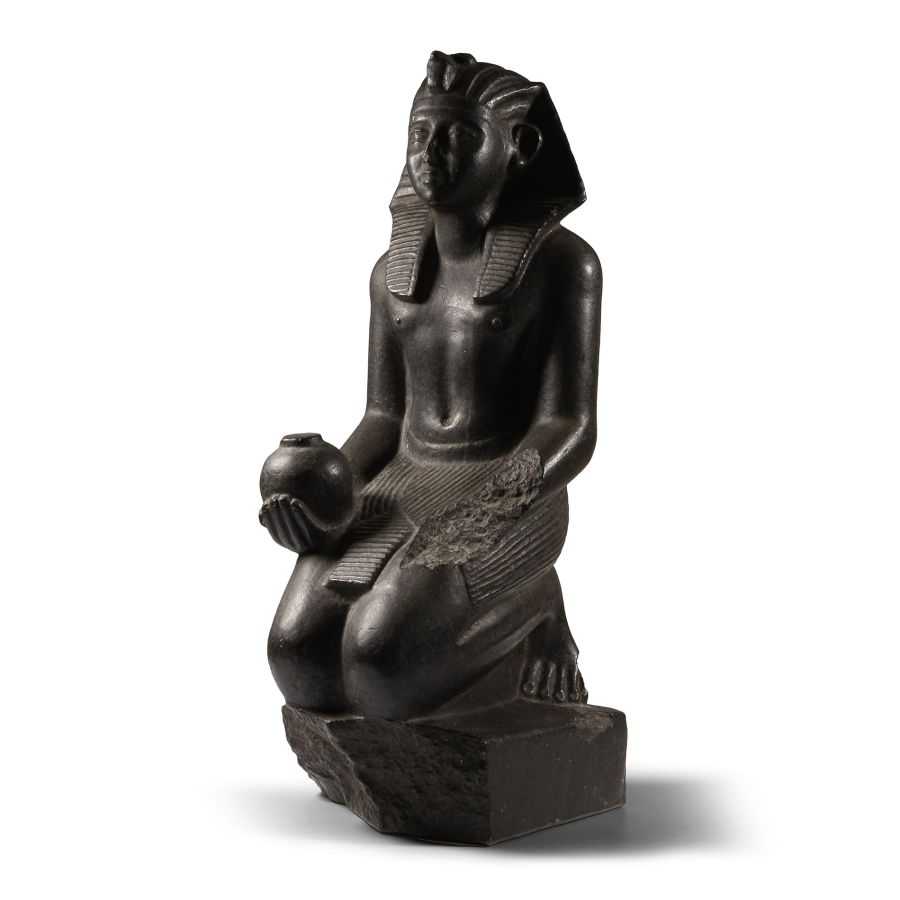 Egyptian Revival Ceramic Sculpture