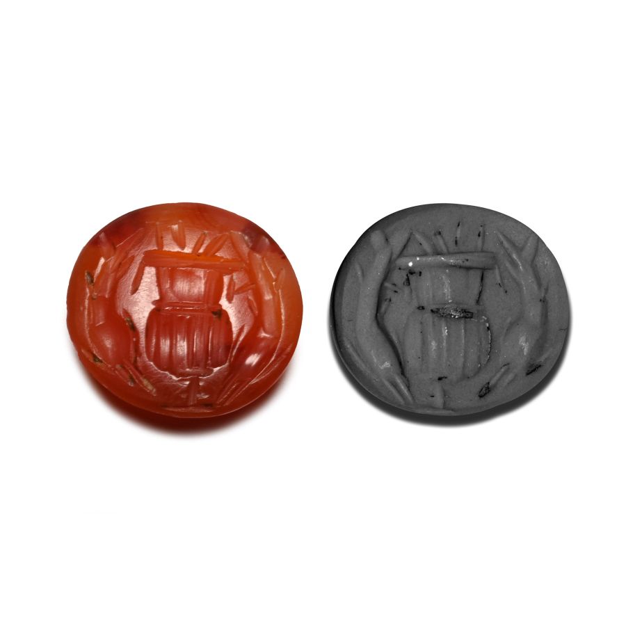 Roman Vase Intaglio Gemstone