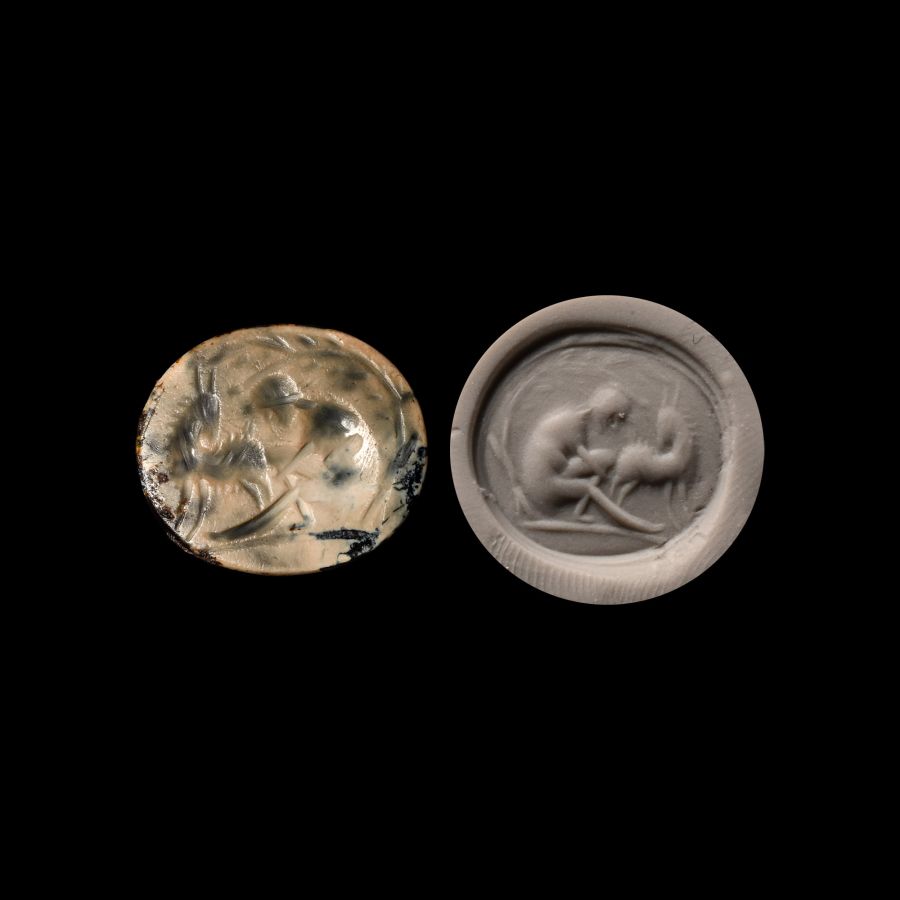 Roman Figural Carnelian Gemstone