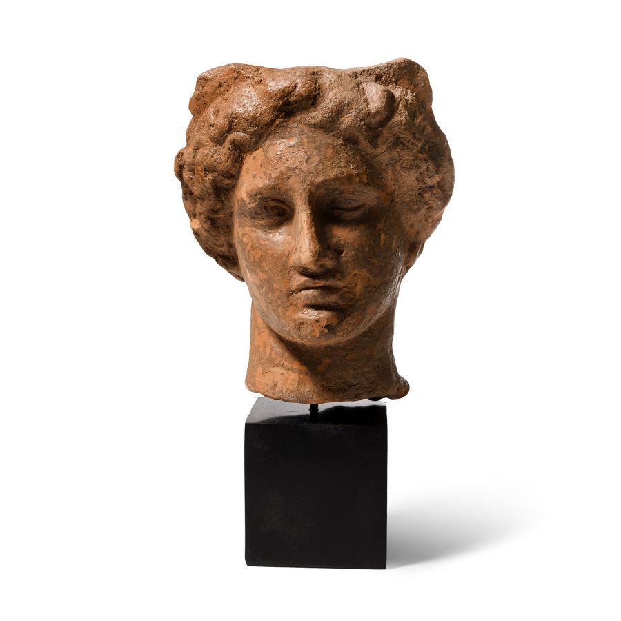 Greek Terracotta Head of a Woman