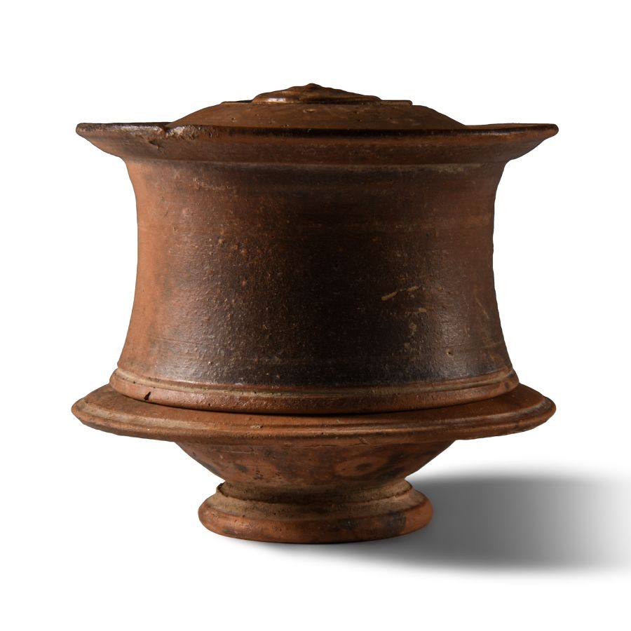 Hellenistic Terracotta Pyxis