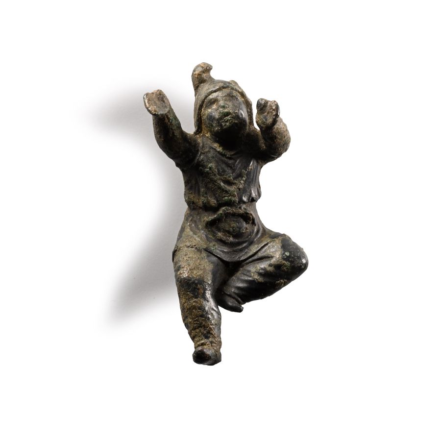 Roman Bronze Figure of a Boy in Oriental Dress