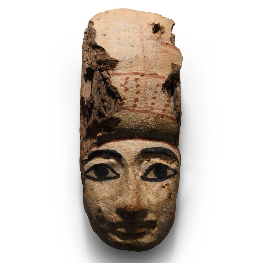 Egyptian Painted Wooden Mask