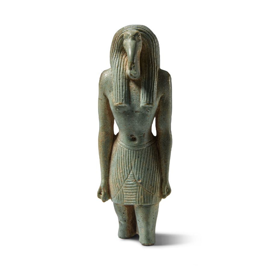 Egyptian Faience Figure of Thoth