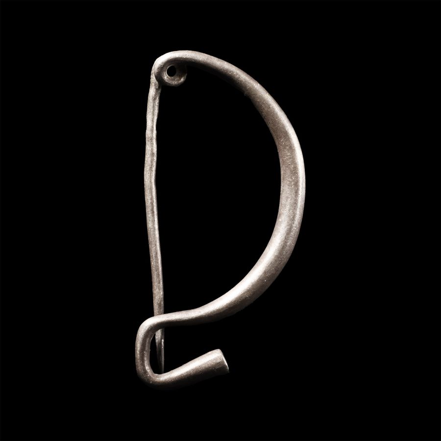 Iron Age Celtic Silver La Tène I Fibula