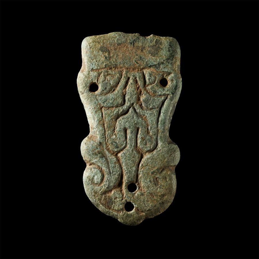 Baltic Viking Bronze Strap End