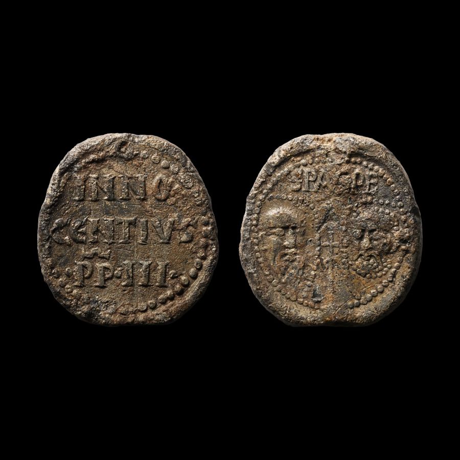 Medieval Innocent III Lead Papal Bulla