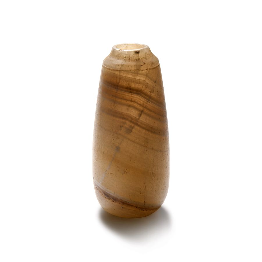 Egyptian Banded Alabaster Alabastron
