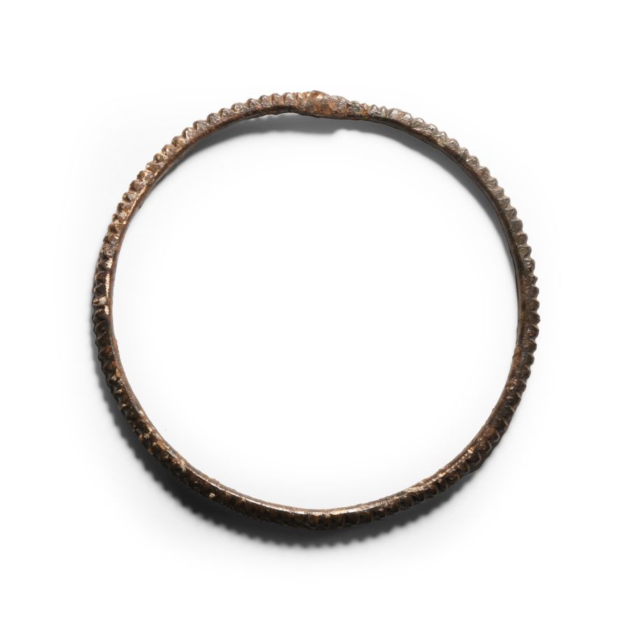 Western Asiatic Bronze Ribbed Bracelet