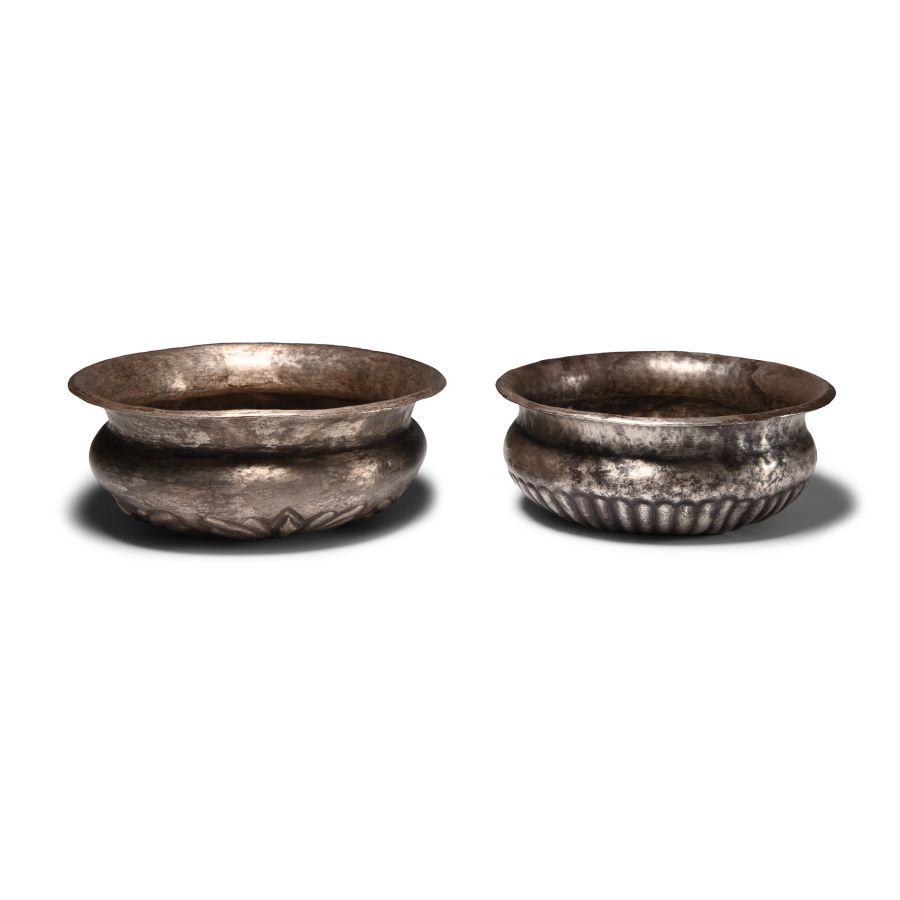 Greek Style Silver Bowl Group