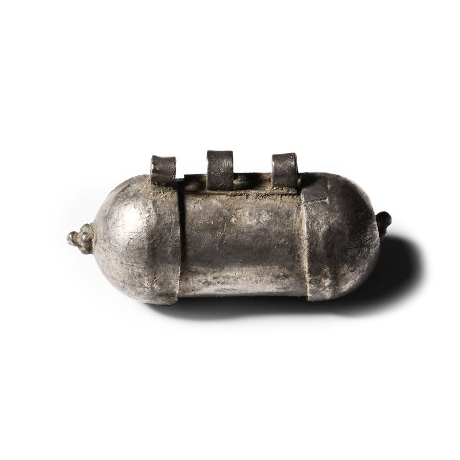 Roman Silver Container Pendant