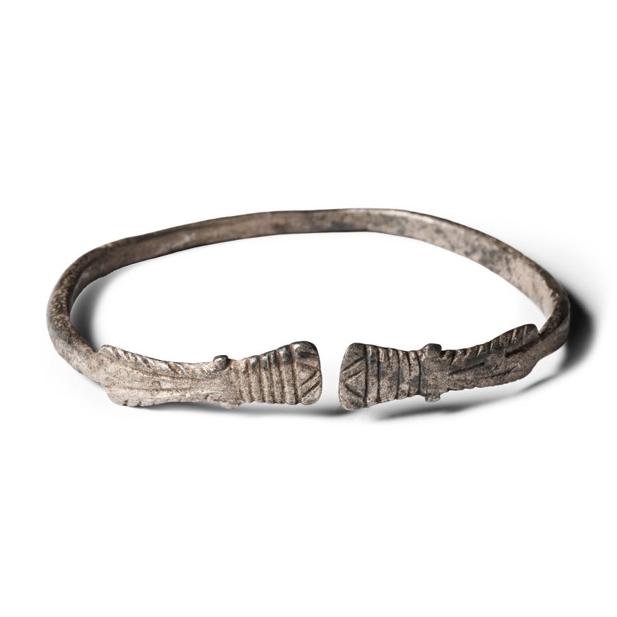 Roman Decorated Silver Bracelet