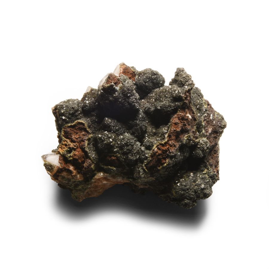 Natural History - Historic Kernite over Quartz Mineral Formation