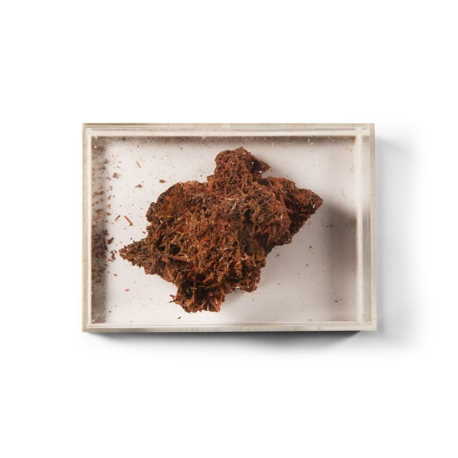 Natural History - Historic Crocoite Crystal Formation