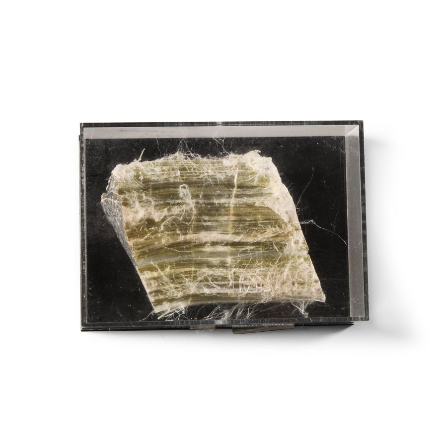 Natural History - Historic Asbestos Mineral Specimen