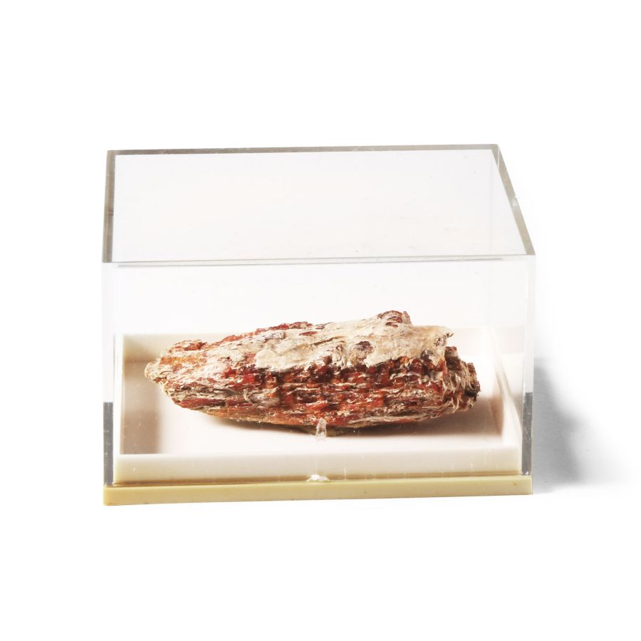 Natural History - Historic Italian Cinnabar Mineral Specimen