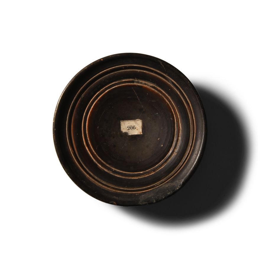Greek Black Glazed Dish