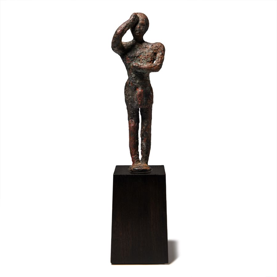 Minoan Bronze  Votary Statue