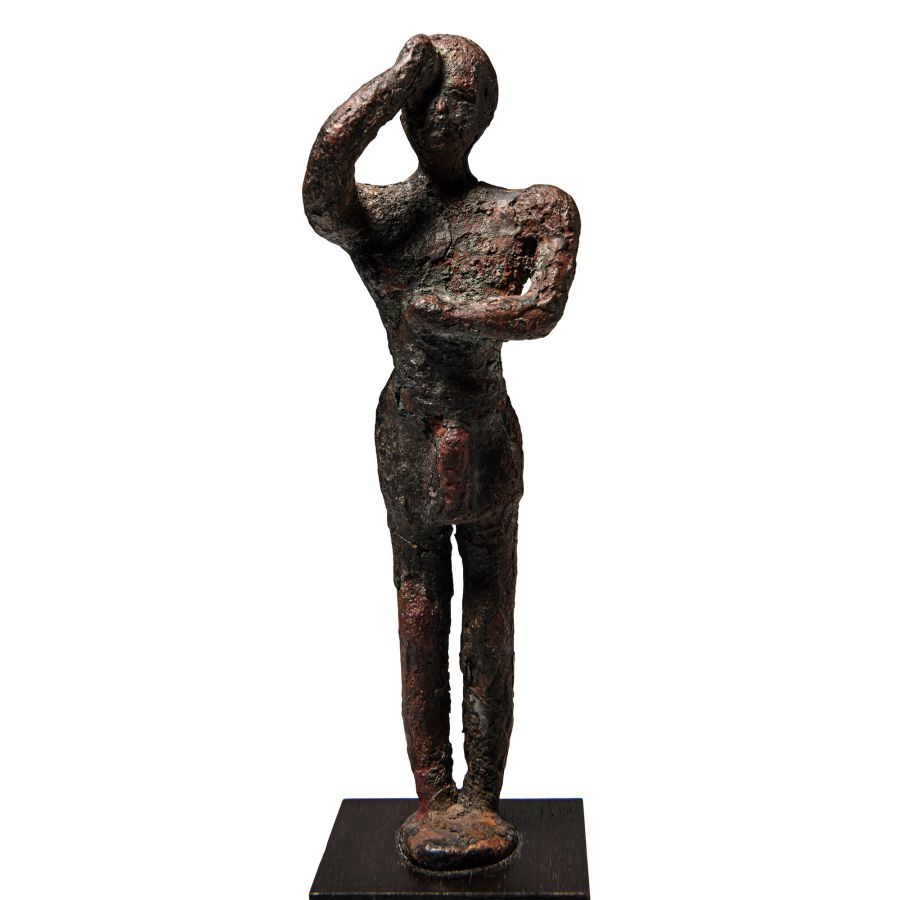 Minoan Bronze  Votary Statue
