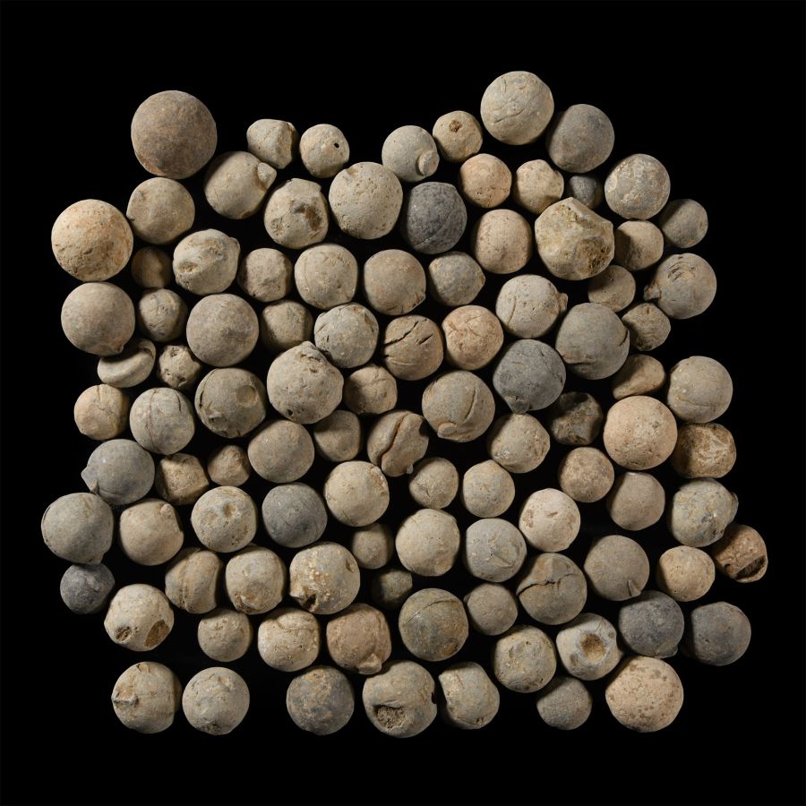 100 Civil War Period Lead Musket Balls