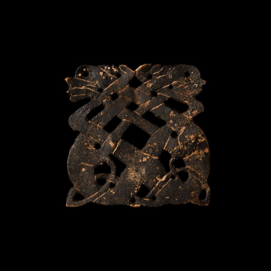 Viking Bronze Openwork Applique
