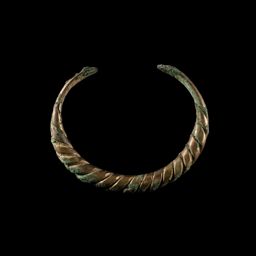 Viking Age Twisted Bronze Bracelet