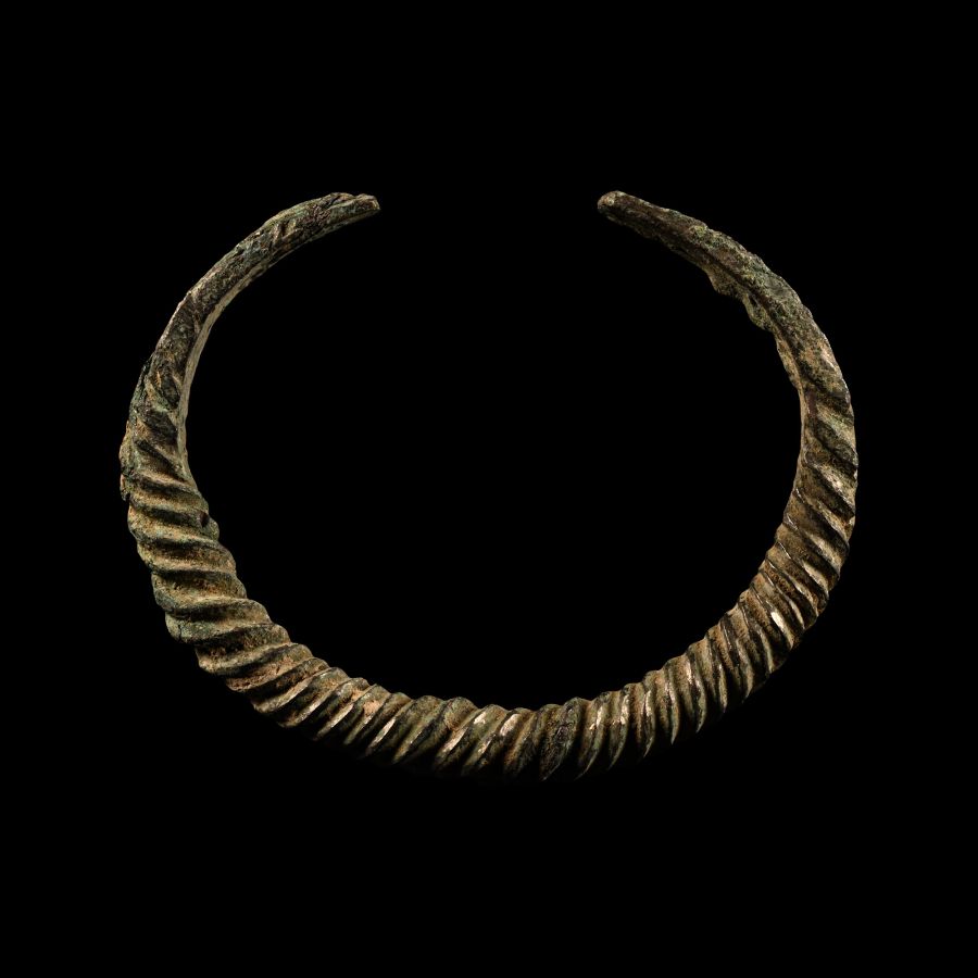 Viking Age Twisted Bronze Bracelet
