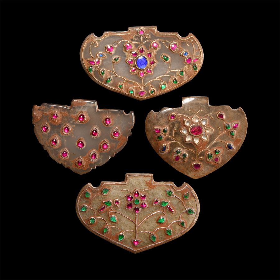 Stone Pendant Group with Rubies