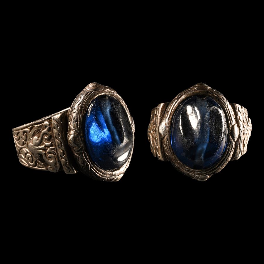 Ring with Blue Bead