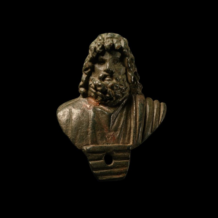 Roman Asclepius Bust Mount