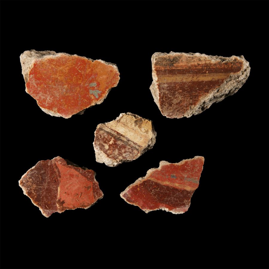 Roman Fresco Painted Wall Plaster Collection