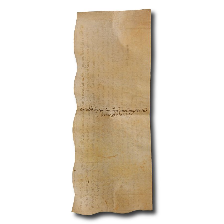 Commonwealth Vellum Document