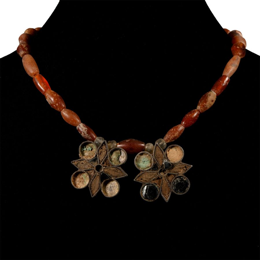 Elamite Silver Flower Pendant