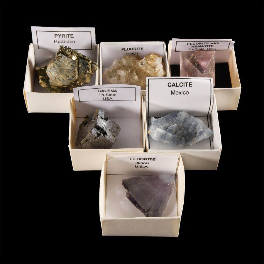 Natural History - Boxed Mineral Specimen Group [6]