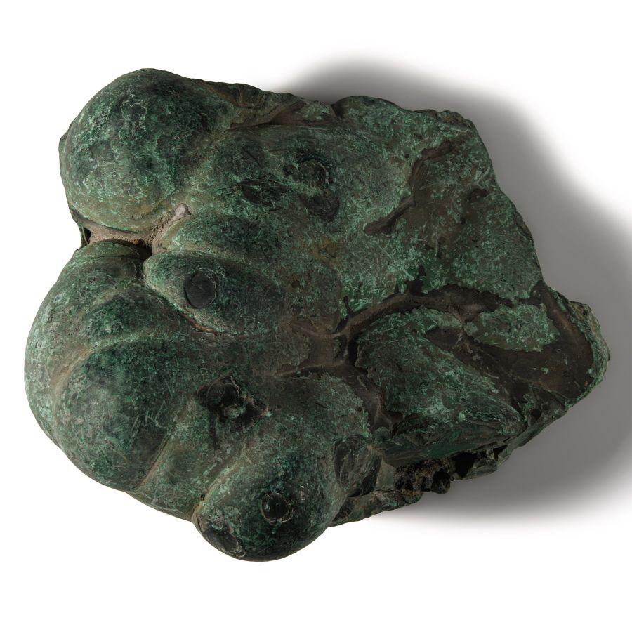 Natural History - Massive Malachite Boulder Section