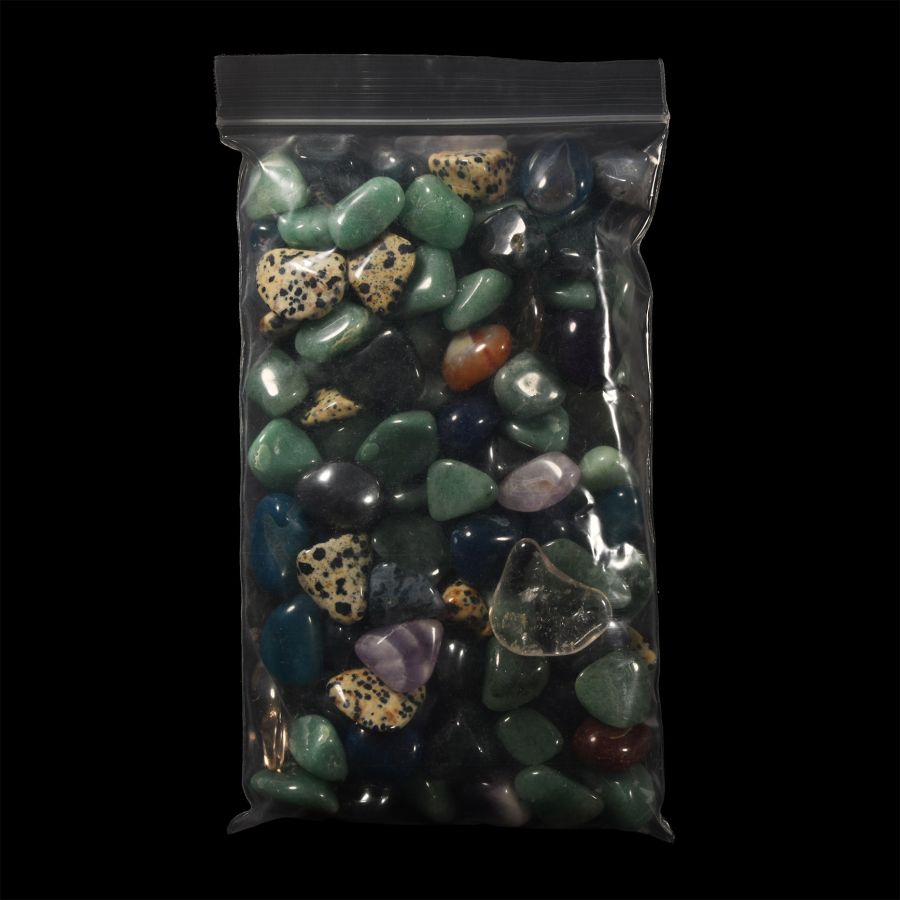 Natural History - Mixed Polished Mineral Specimen Pebble Group [100]