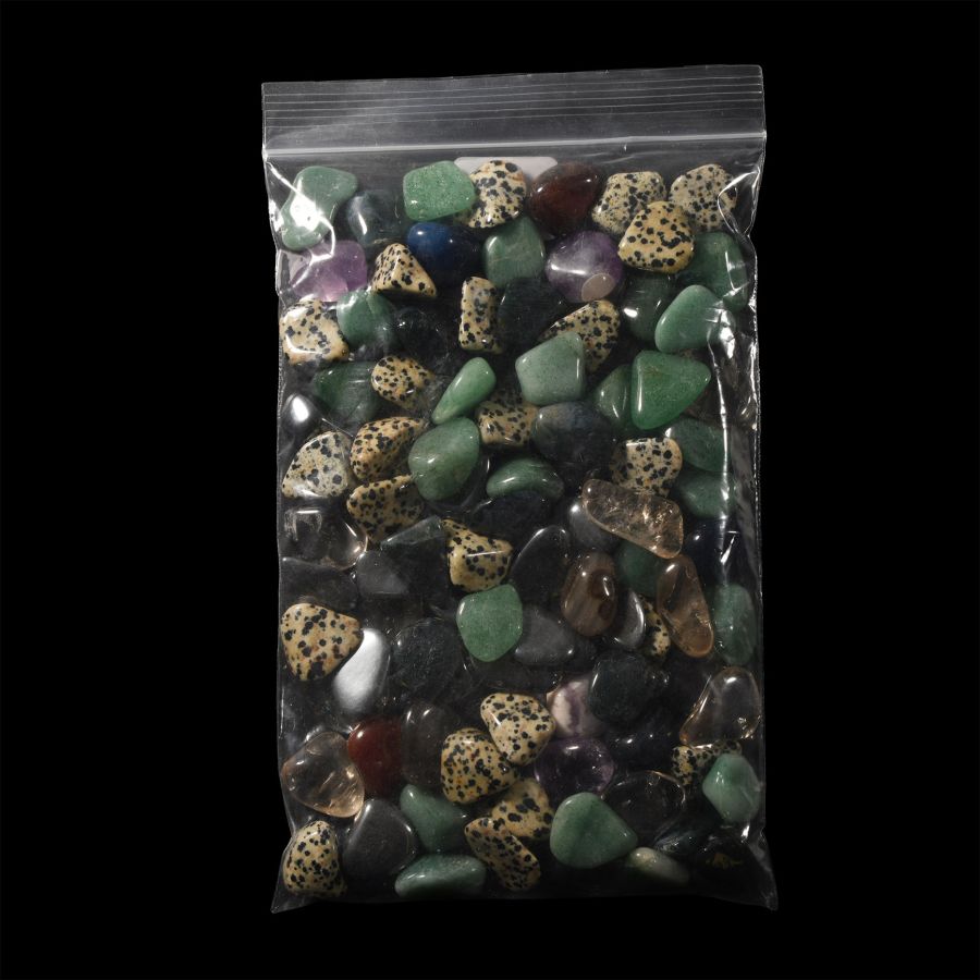 Natural History - Mixed Polished Mineral Specimen Pebble Group [100]